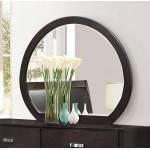 Lyric Upholstered Mirror - Brownish Grey